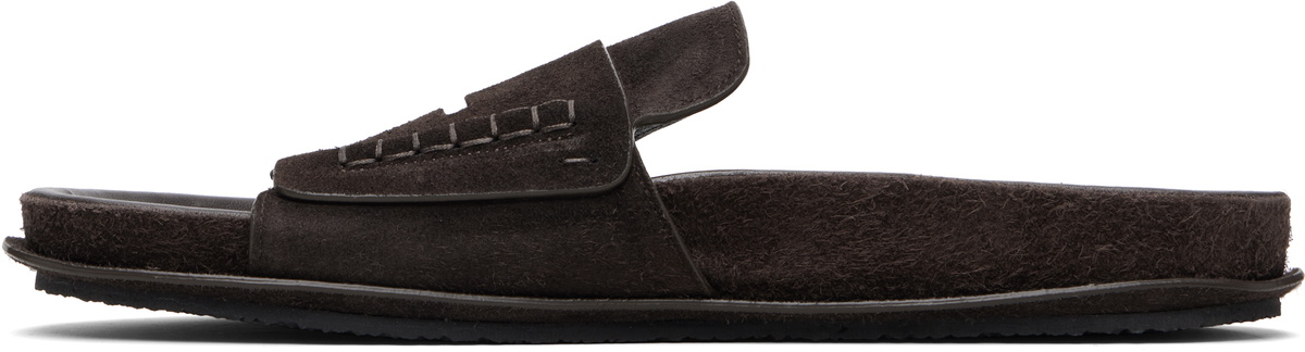 JACQUEMUS Brown La Croisière Loafer Sandals