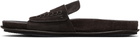 JACQUEMUS Brown La Croisière Loafer Sandals