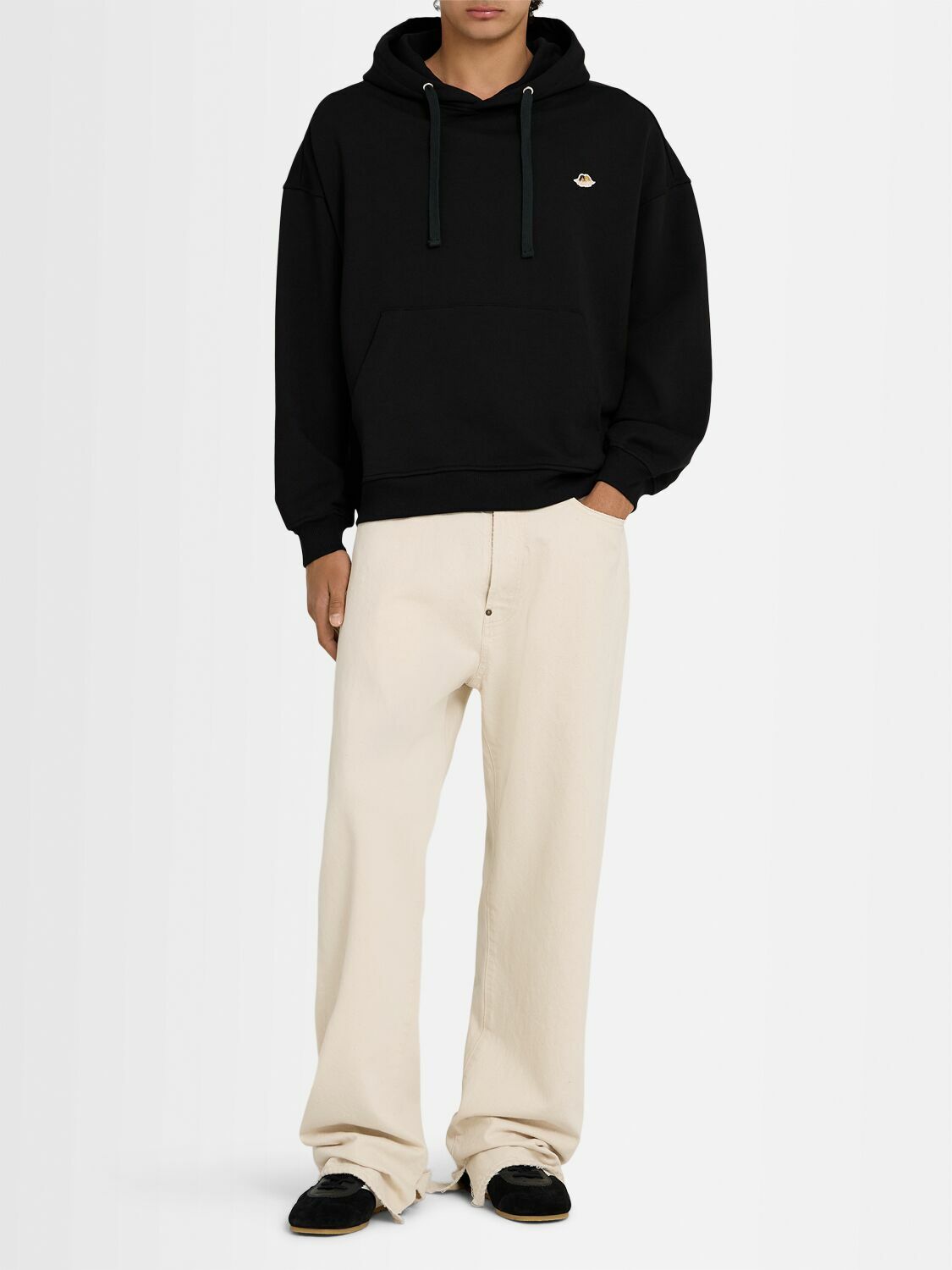 FIORUCCI Angel Patch Relaxed Fit Cotton Hoodie