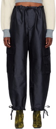 Cawley Blue Cargo Pocket Trousers