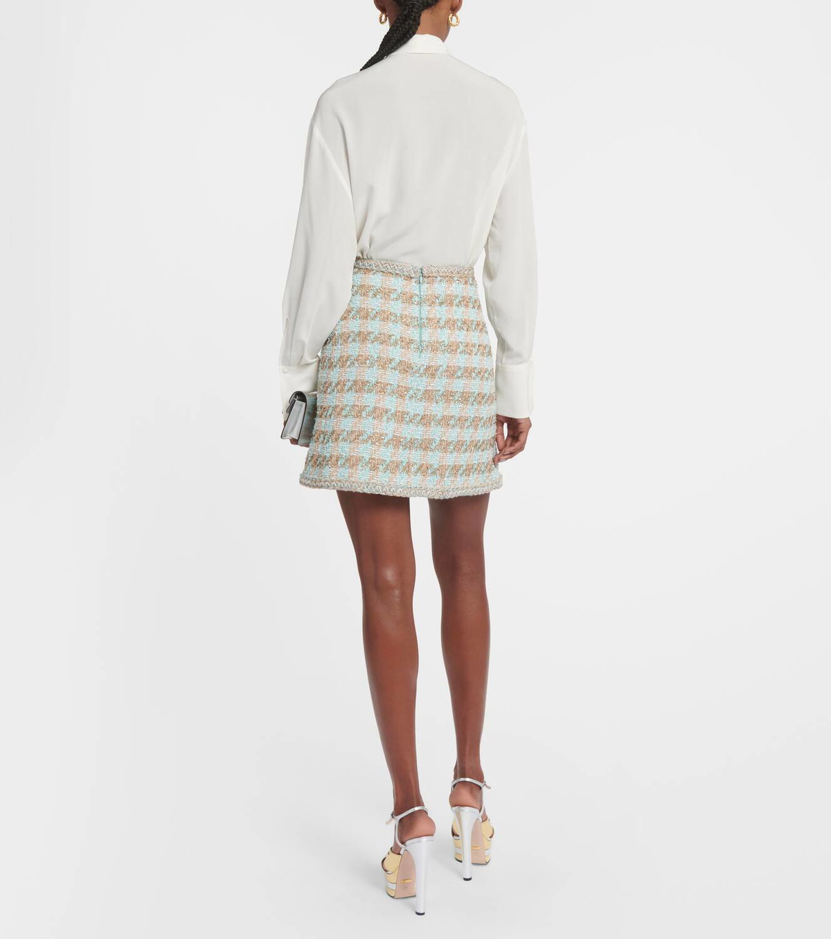 Giambattista Valli High-rise tweed miniskirt Giambattista Valli