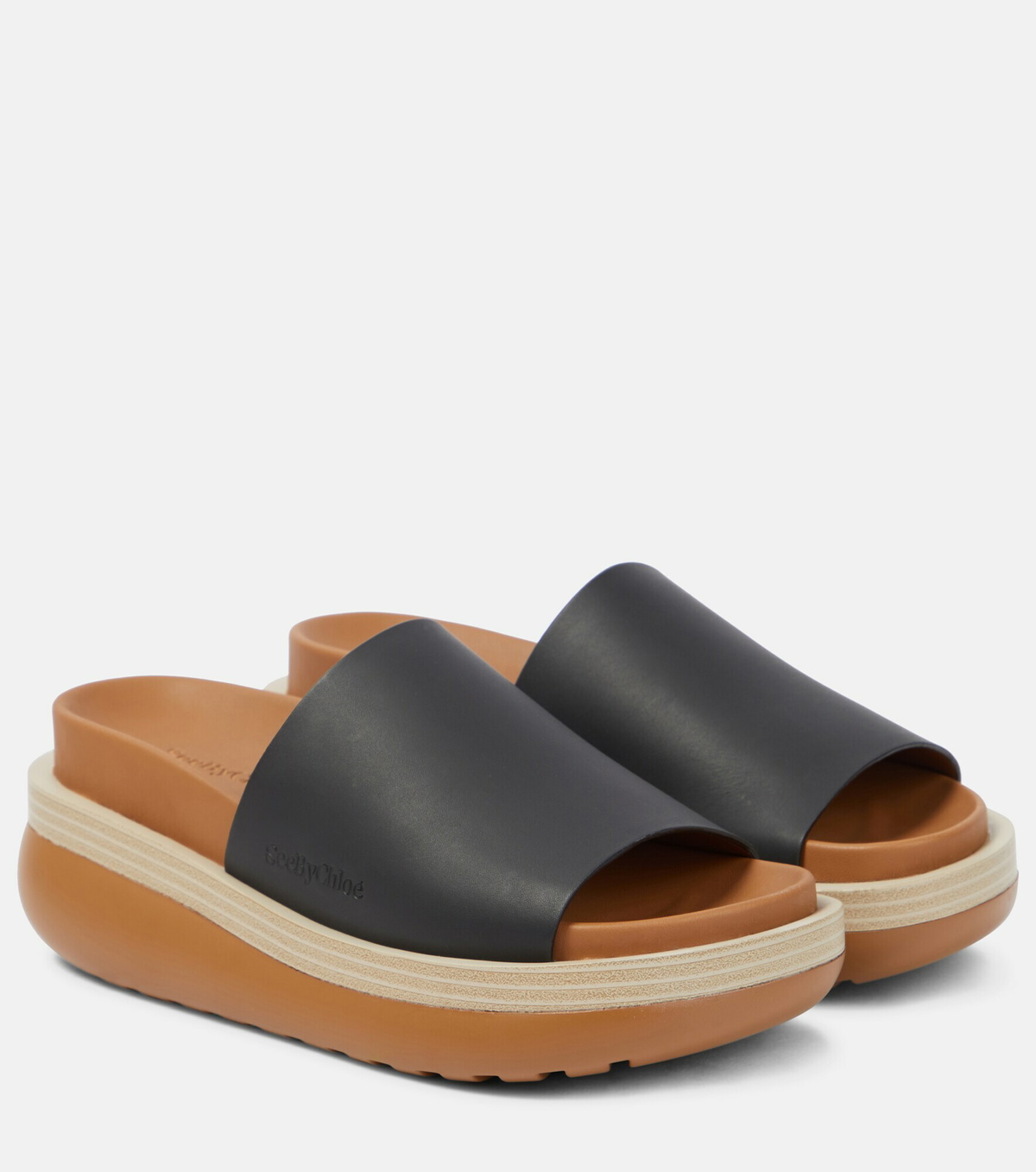 See By Chloe - Cicily leather slides
