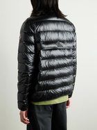 Moncler Grenoble - Logo-Appliquéd Quilted Padded Mesh-Trimmed Ripstop Down Jacket - Black