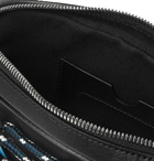 Givenchy - Leather-Trimmed Logo-Print Shell Belt Bag - Black