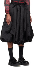 Black Comme des Garçons Black Gathered Skirt