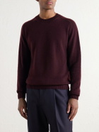 Boglioli - Virgin Wool and Cashmere-Blend Sweater - Burgundy