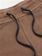 James Perse - Tapered Supima Cotton-Jersey Sweatpants - Brown