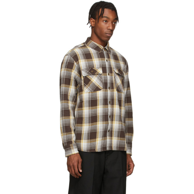 トップス NEIGHBORHOOD CABELLA SHIRTS Neighborhood Brown Flannel Cabella Shirt Neighborhood