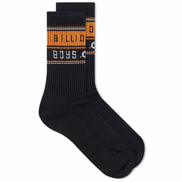 Photo: Billionaire Boys Club Men's Logo Sports Socks in Black