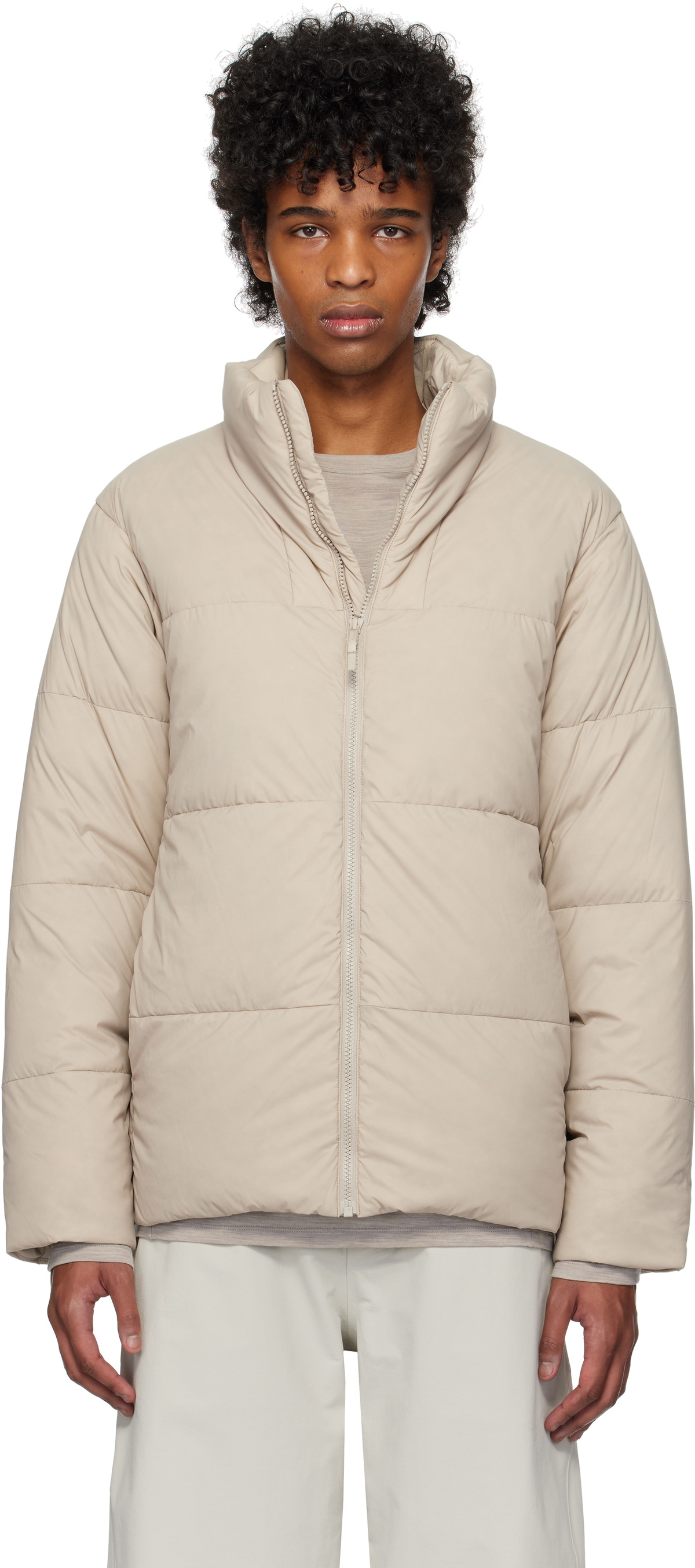 Veilance Beige Conduit Down Jacket Arc'teryx Veilance