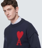 Ami Paris Ami de Cœur wool sweater