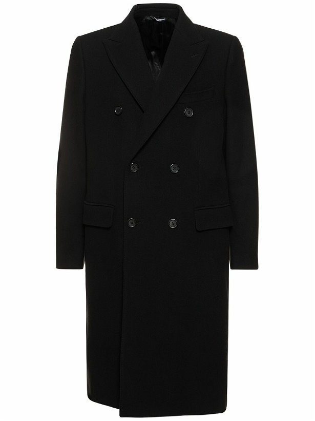 Photo: DOLCE & GABBANA - Double Breasted Wool Coat