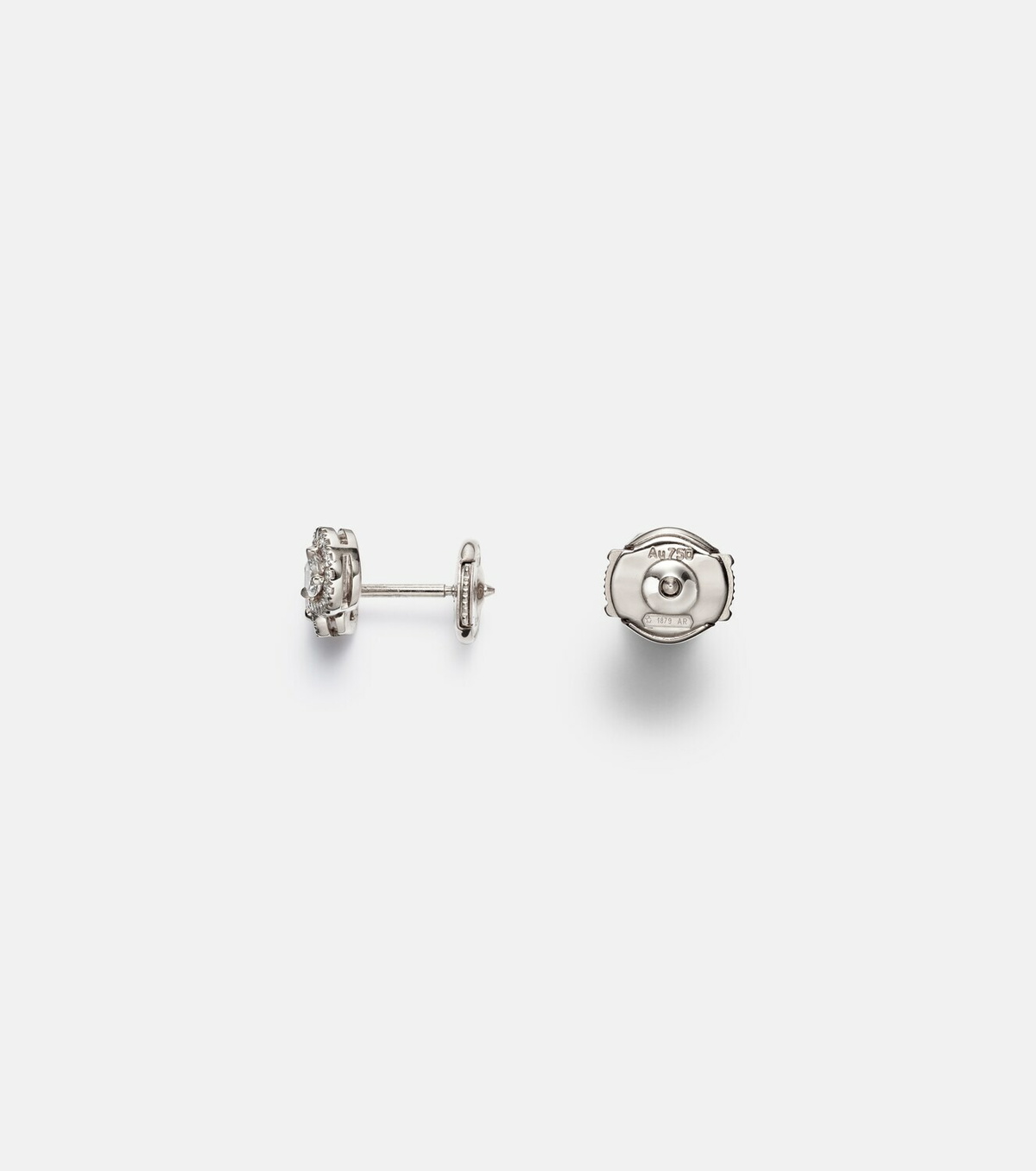 Messika My Twin 1+2 18kt white gold earrings with diamonds