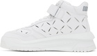 Versace White Slashed Odissea Sneakers