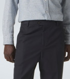 Umit Benan Matt cotton-blend straight pants