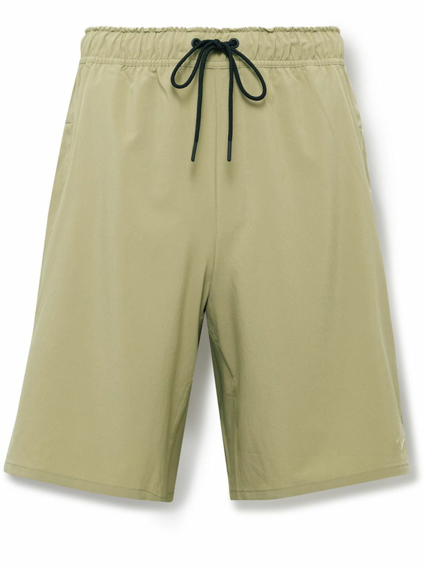 Photo: Nike Training - Unlimited Straight-Leg Dri-FIT Drawstring Shorts - Green