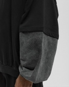 Reternity DOUBLE SLEEVE HOODIE Grey Mens Hoody