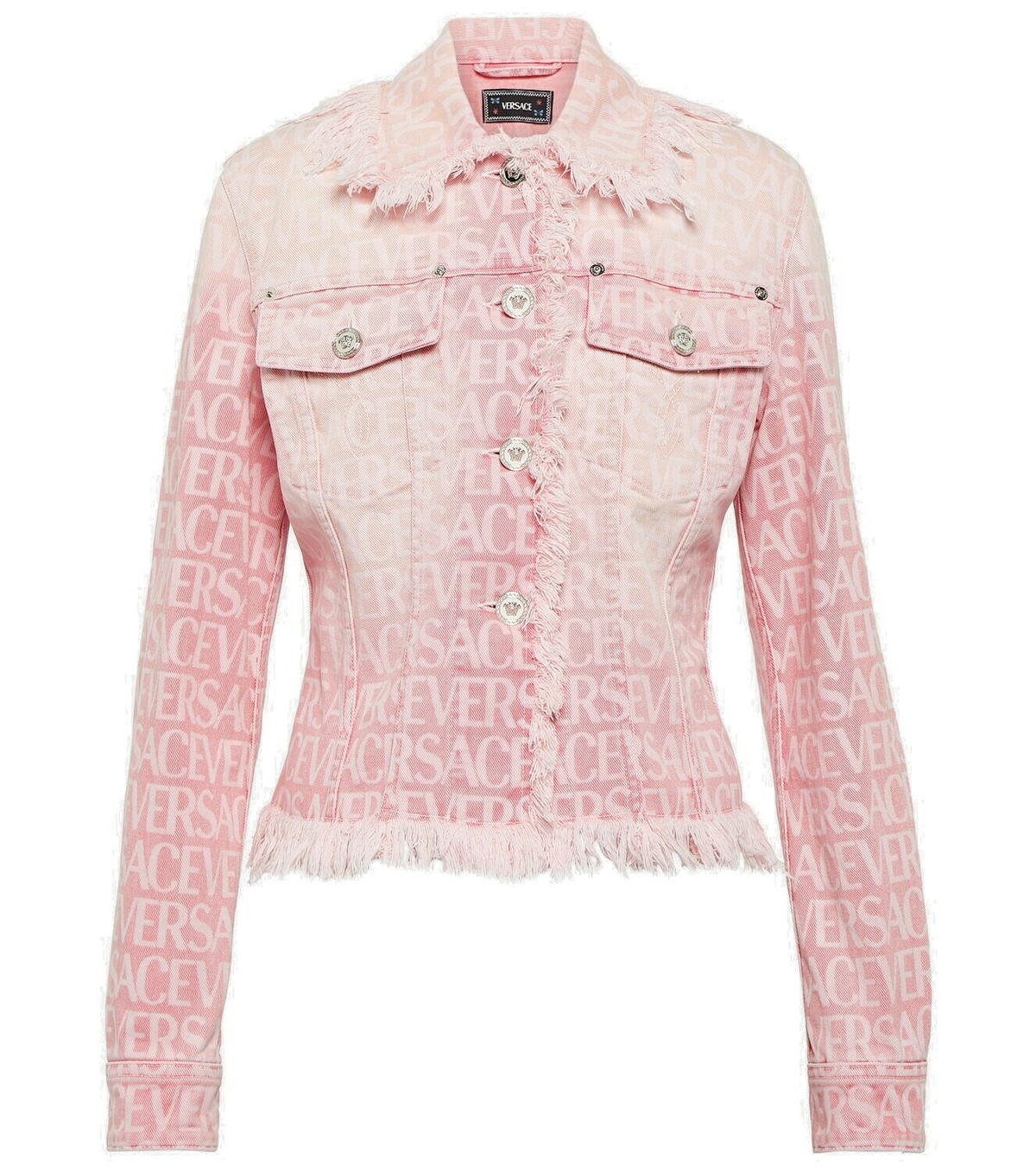 【関税＆送料込み】Versace Pink Cotton Blend Jacket 22078019_52092561_1000.jpg