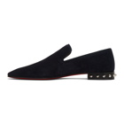 Christian Louboutin Navy Marquees Loafers