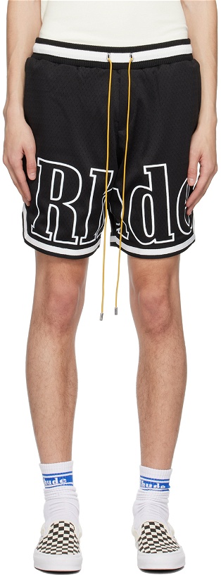 Photo: Rhude Black Polyester Shorts