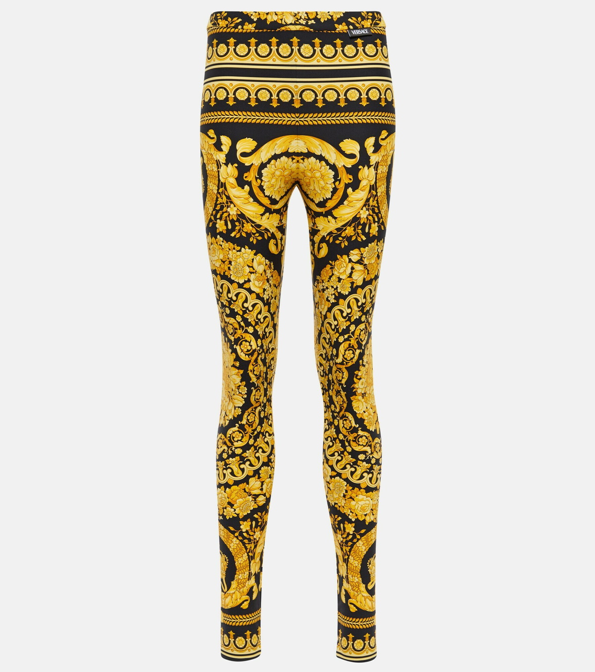 Versace - Barocco mid-rise leggings Versace