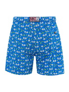 MC2 Saint Barth Man Lightweight Fabric Swim-shorts Lighting Micro Fantasy With Padel Winner Print