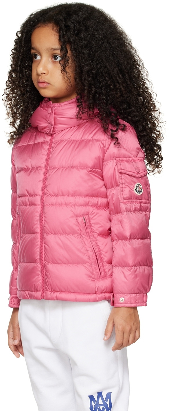 Moncler Enfant Kids Pink Dalles Down Jacket Moncler Enfant