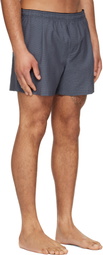 OUR LEGACY Gray Boxer Swim Shorts