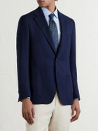 De Petrillo - Wool-Hopsack Blazer - Blue