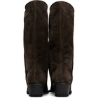 KHAITE Brown Clive Boots
