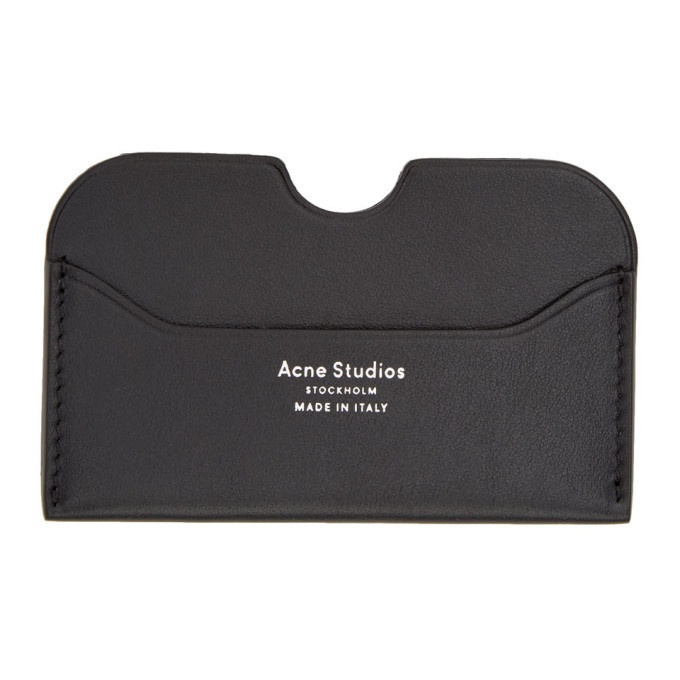 Photo: Acne Studios Black Elmas S Card Holder