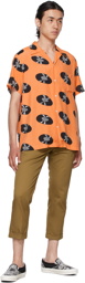 WACKO MARIA Orange Vans Edition Short Sleeve Shirt