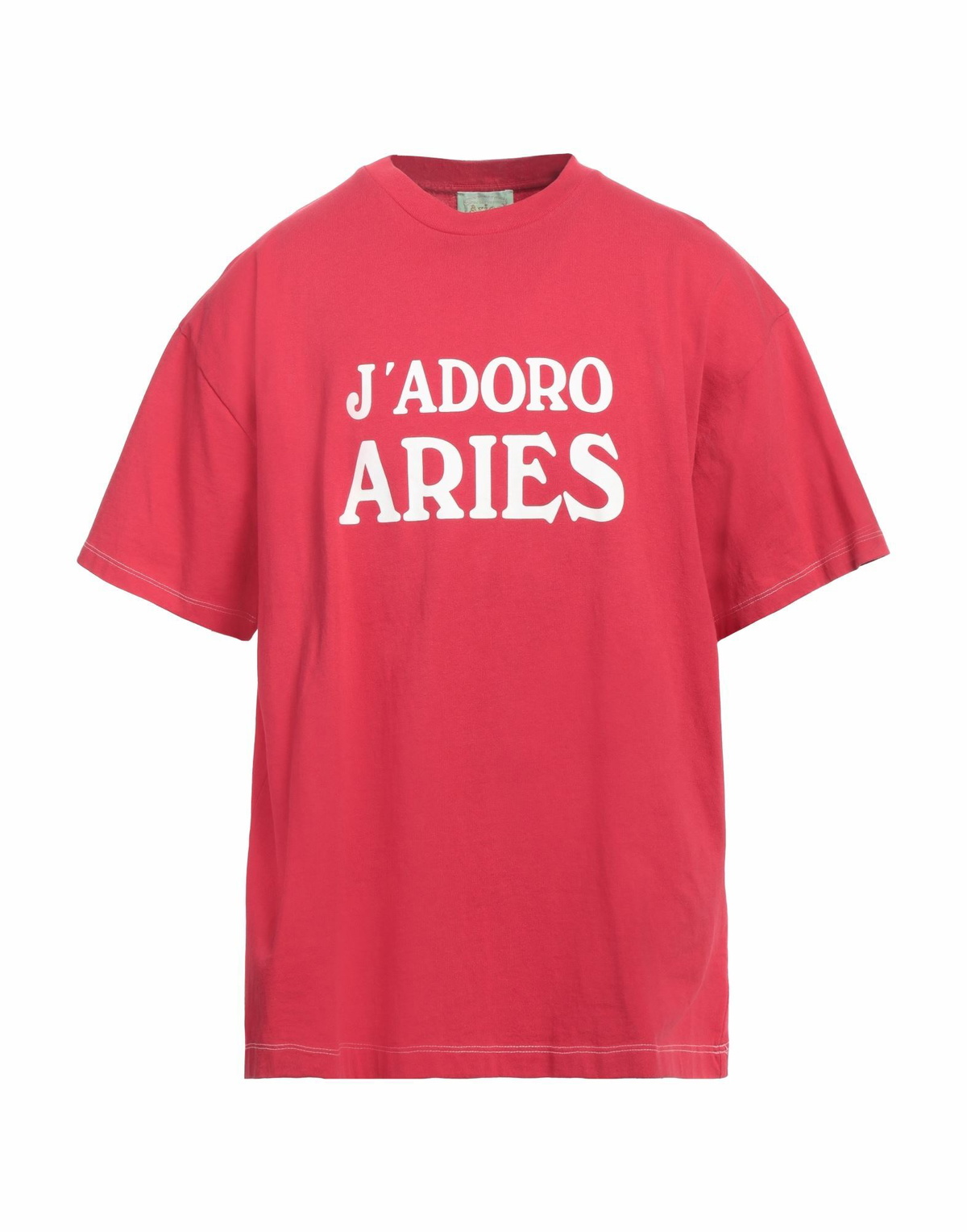 Aries Mens T-shirt in Red