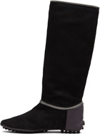 Kiko Kostadinov Black Modular Driving Boots
