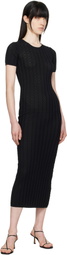Loulou Studio Black Aruba Midi Dress