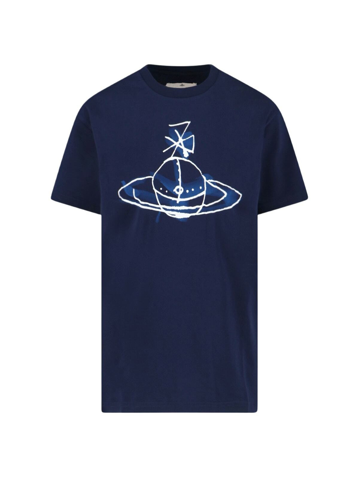 ★【Vivienne Westwood】★ORB SHORT SLEEVE T SHIRT LAVENDER★ Vivienne Westwood Purple Spray Orb T-Shirt Vivienne Westwood