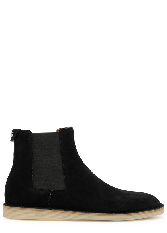 Photo: Dolce & Gabbana Suede Chelsea Boots Black