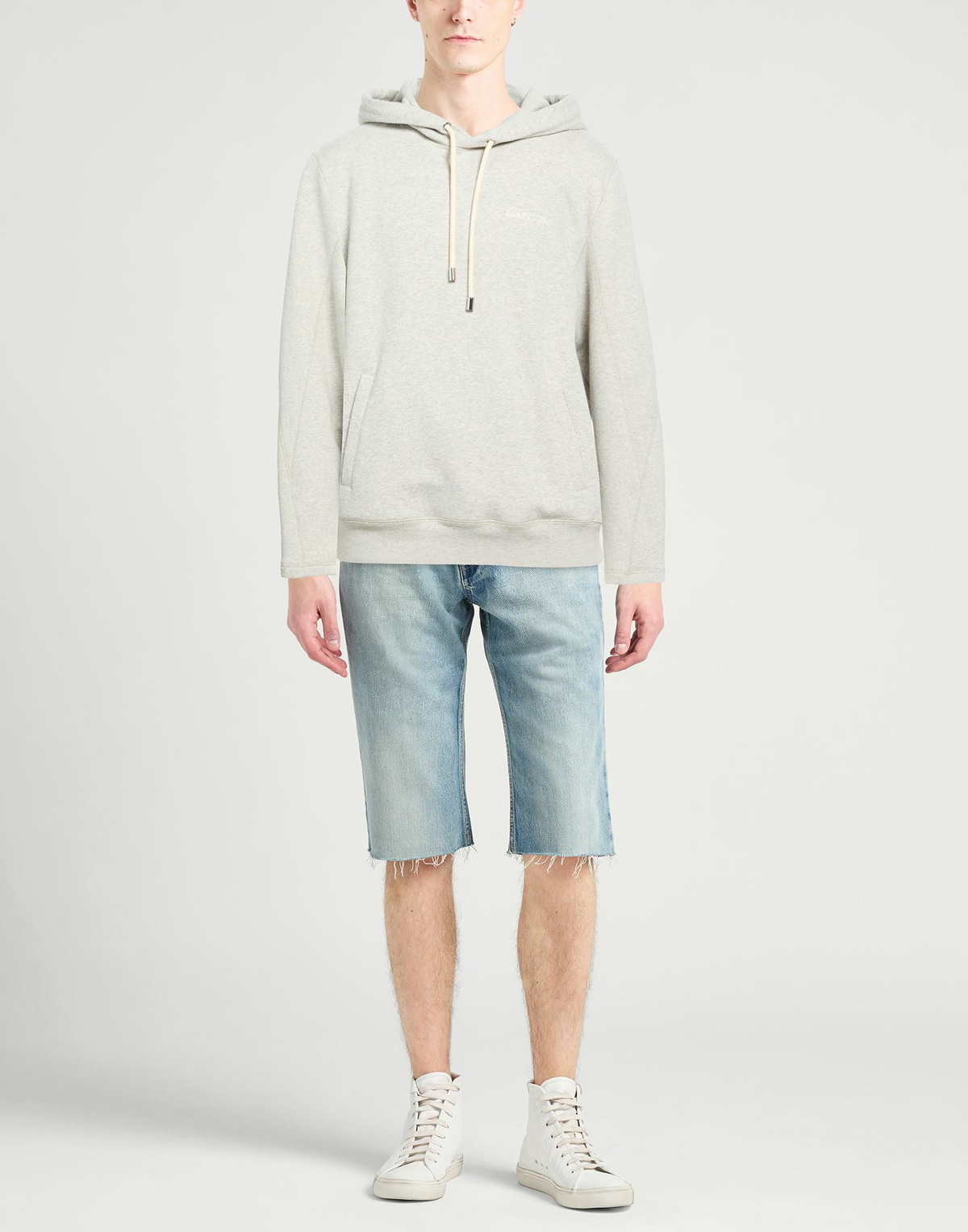 Lanvin Mens Sweatshirt Light in Grey