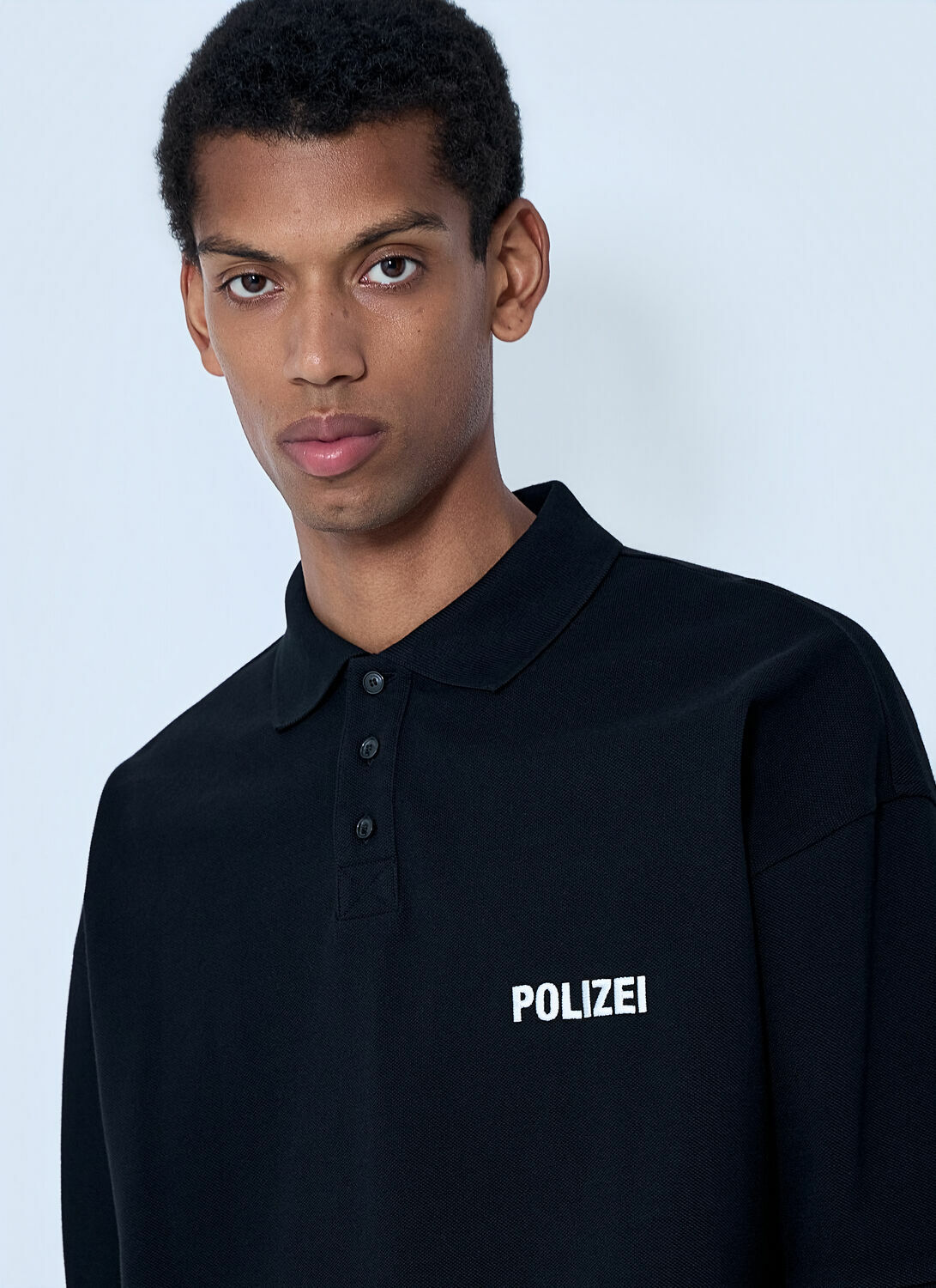 VETEMENTS Embroidered Polo Shirt