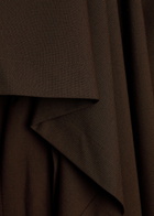 Esse Studios Onus Cape-effect Woven Trench Coat Brown