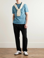 Armor Lux - Callac Logo-Appliquéd Cotton-Jersey T-Shirt - Blue