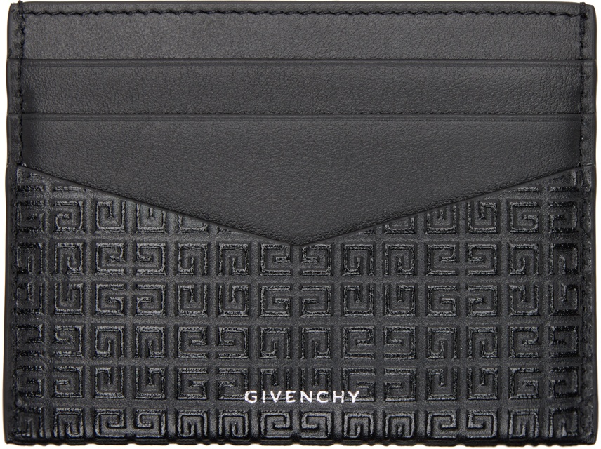 Photo: Givenchy Black Embossed Card Holder