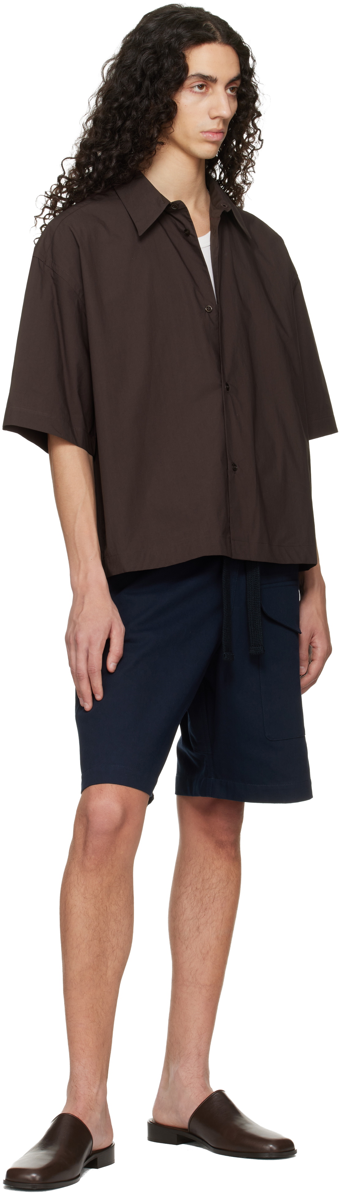 Studio Nicholson Indigo Ikaria Shorts
