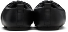 YUME YUME Black Wrinkle Flat Slippers
