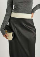 Rohe Inside-out Stretch-wool Midi Skirt Dark Grey