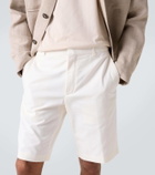 Loro Piana Jarno cotton-blend Bermuda shorts