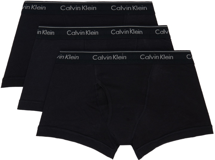 Photo: Calvin Klein Underwear Three-Pack Black Classics Boxers