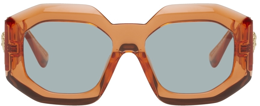 Versace Maxi Medusa Biggie Squared Sunglasses Orange (VE4424U-536265)