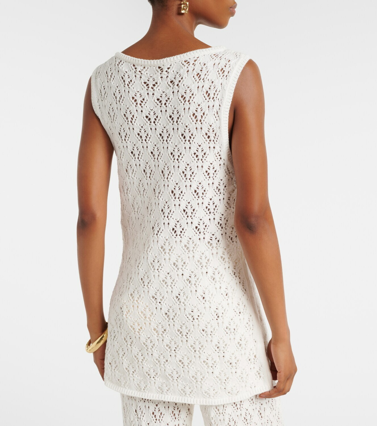 Faithfull Fio pointelle cotton vest