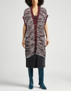Manila Grace Womens Cardigan Brick
